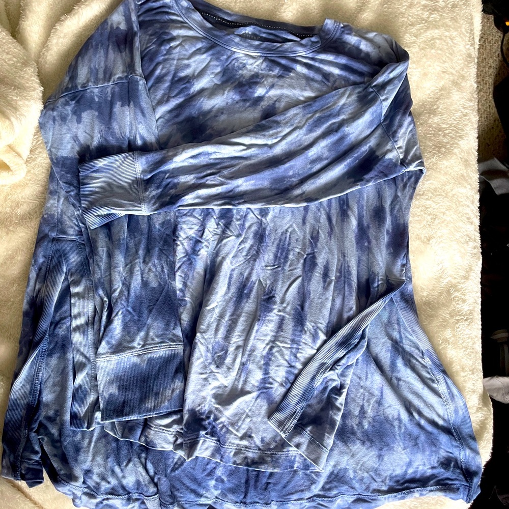 Blue tie dye tunic